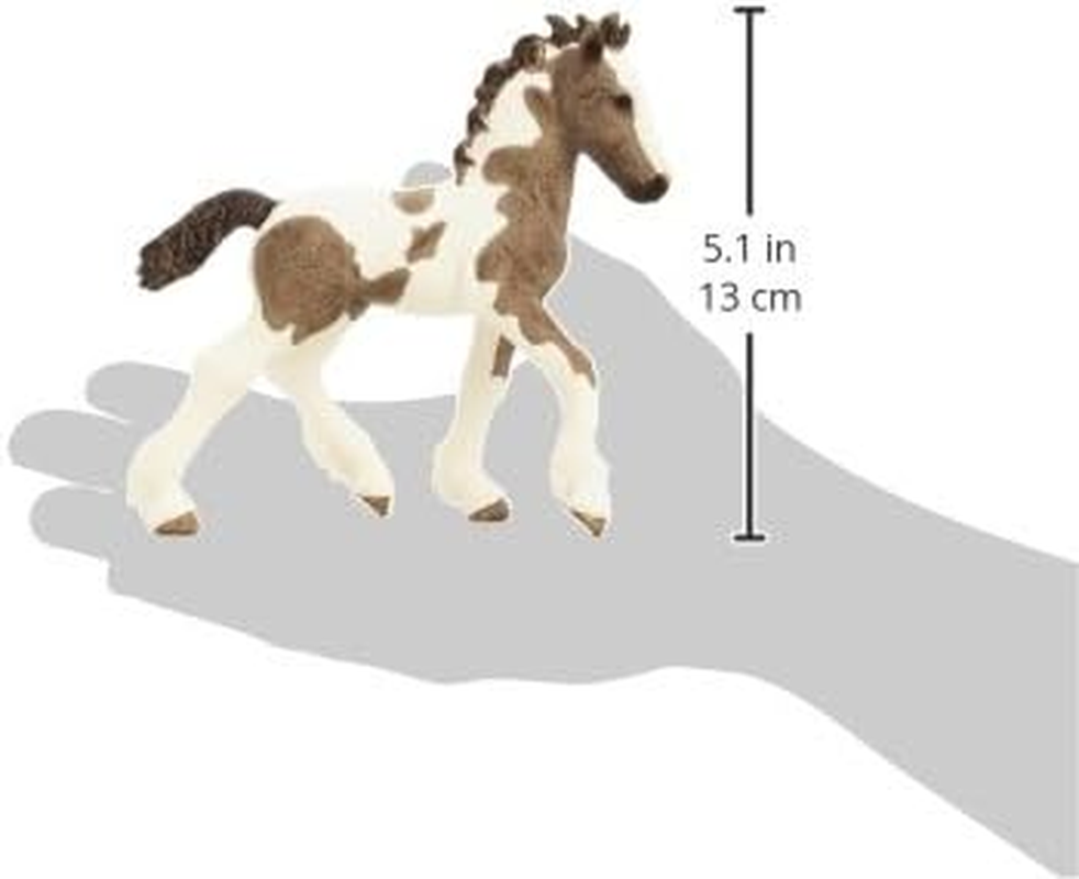 Schleich Farm World, Realistic Farm Animal Horse Toys for Kids and Toddlers, Tinker Foal Toy Figurine, Ages 3+ image number 3
