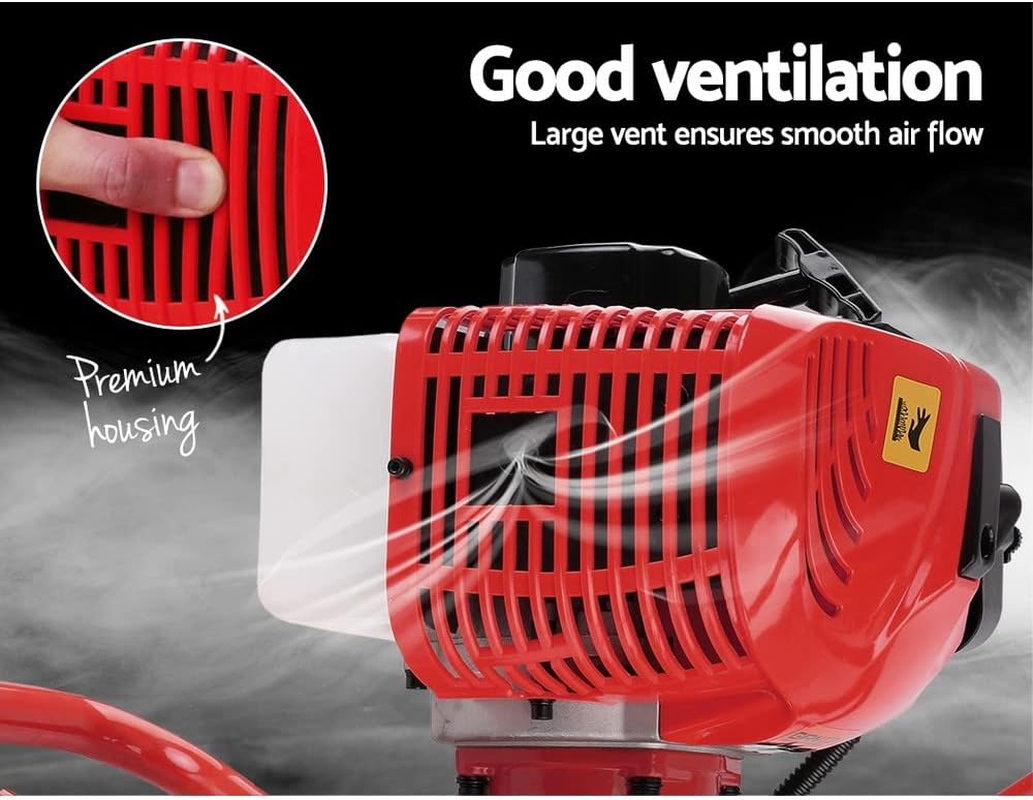 Giantz Post Hole Digger 65Cc Garden Auger Ground Drill Bit Set Power Tools Hand Tool Gardening Accessories Gifts for Seedlings, Flowers Plant Fence Extension, 3M Depth 100/200/300Mm Diameter image number 3