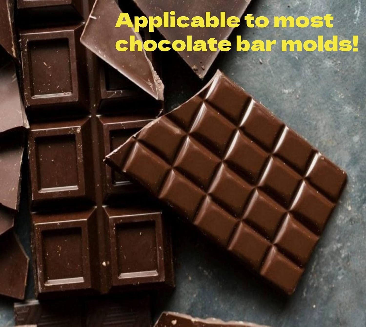 200Pcs Candy Bar Wrappers, 7.8&rdquo; Square Chocolate Bar Wrappers Blue Foil Wrapper Aluminum Individual Packaging Sheets for 4 July Baby Shower Birthday Party Gifts