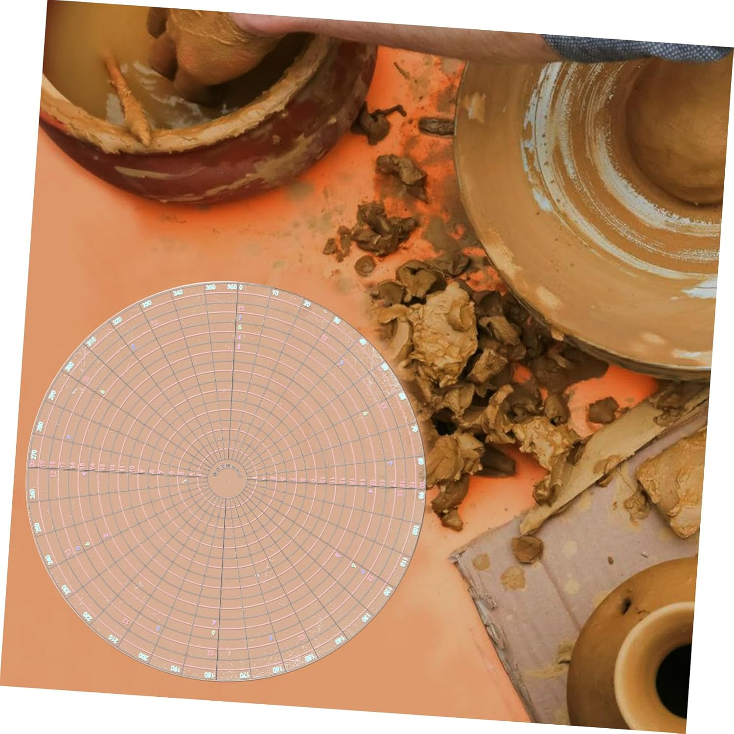 Ceramic Painting Tools Pottery Wheel for Boys and Girls Clay Sculpting Template Porcelain Tool for Precise Clay Sculpting Trimming image number 3