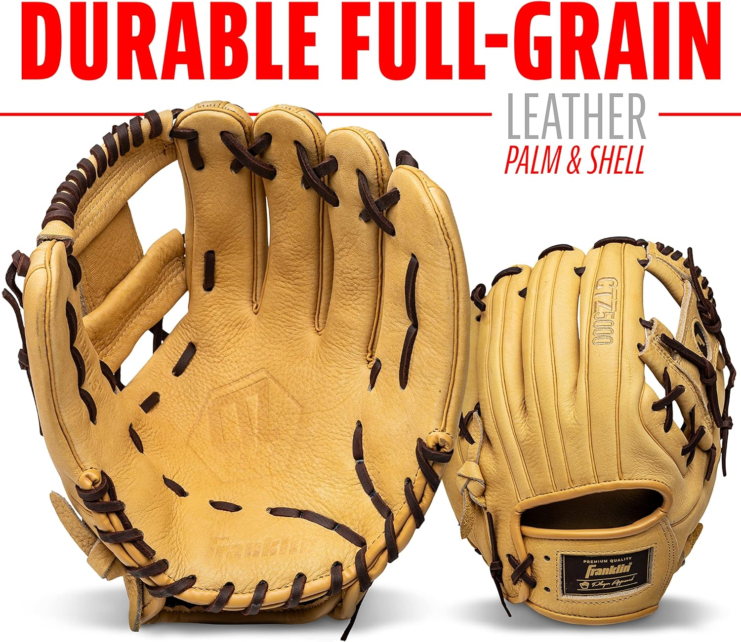 Franklin Sports CTZ5000 Baseball Fielding Gloves - Right Handed Gloves image number 7