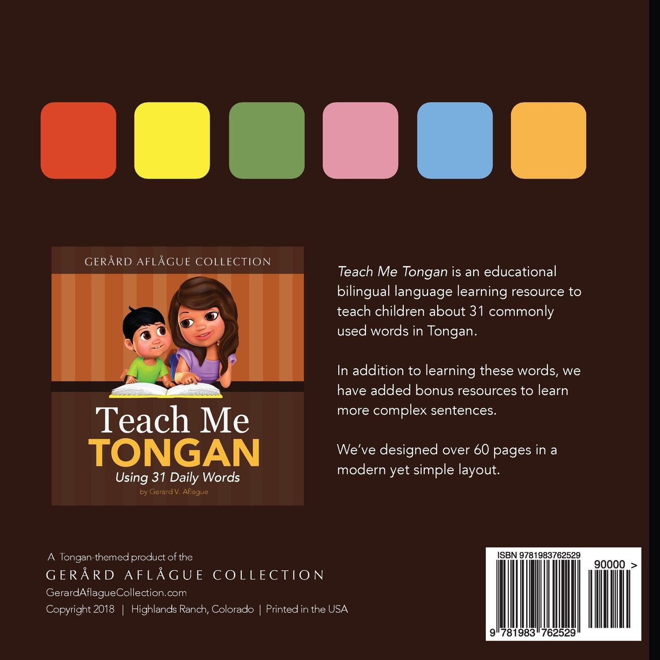 Teach Me Tongan: Using 31 Daily Words image number 1