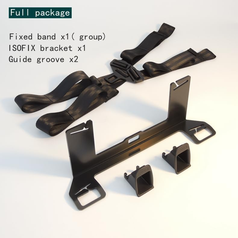 Universal Child Seat Restraint Anchor Mounting Kit for ISOFIX Belt Connector Latch Interface Bracket image number 1
