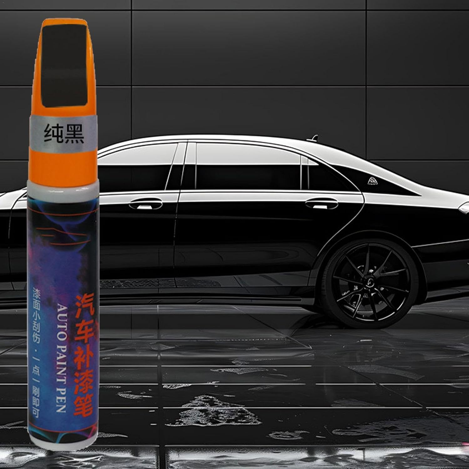 Car Scratch Remover Pen, Car Scratch Pen Paint Repair, Automotive Touchup Paint, Car Paint Scratch Repair, Scratch Eraser, Repair Car Minor Scratches - Black image number 5