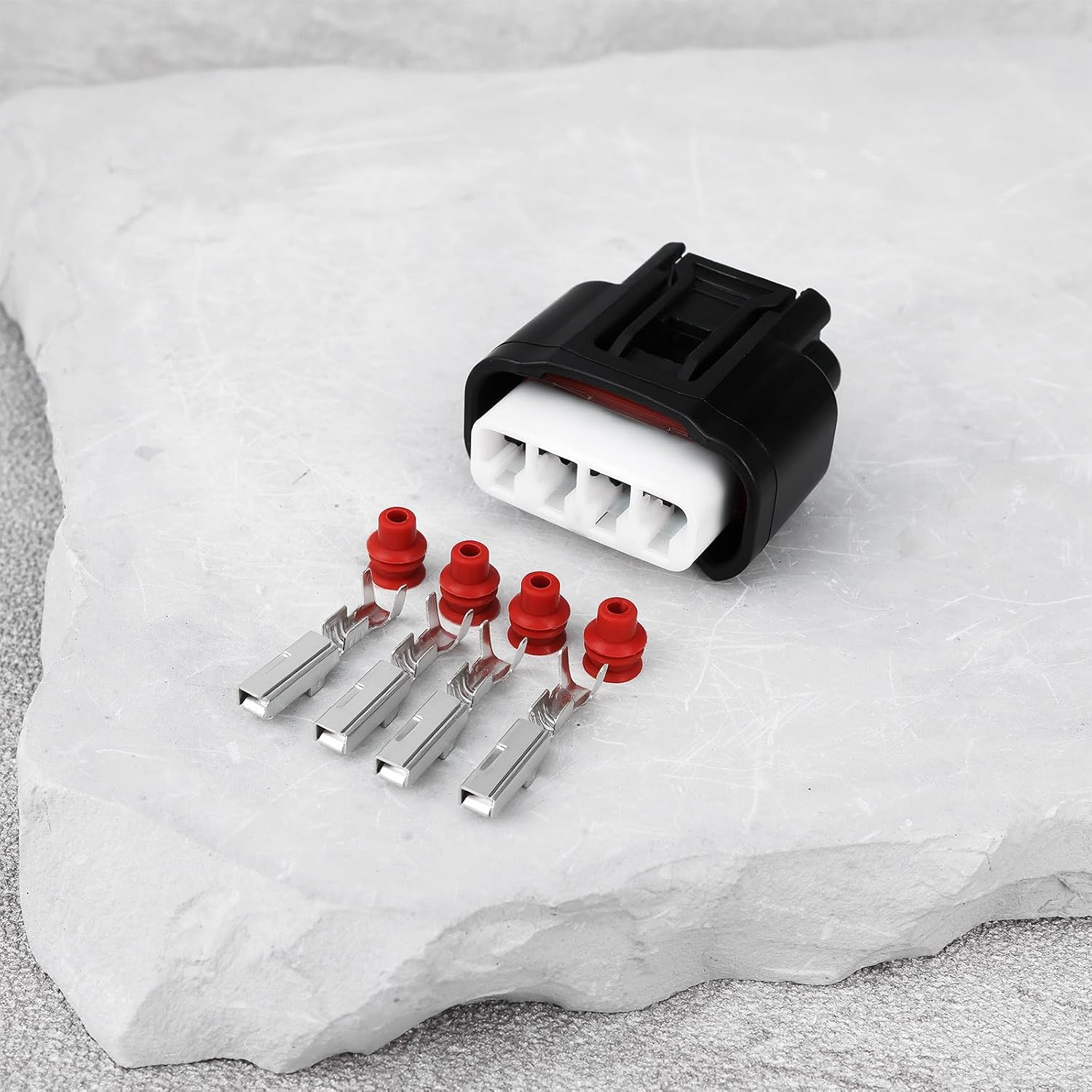 SING F LTD 4Pcs 4Pin Ignition Coil Plug Connector 90980-11885 Compatible with Toyota image number 1