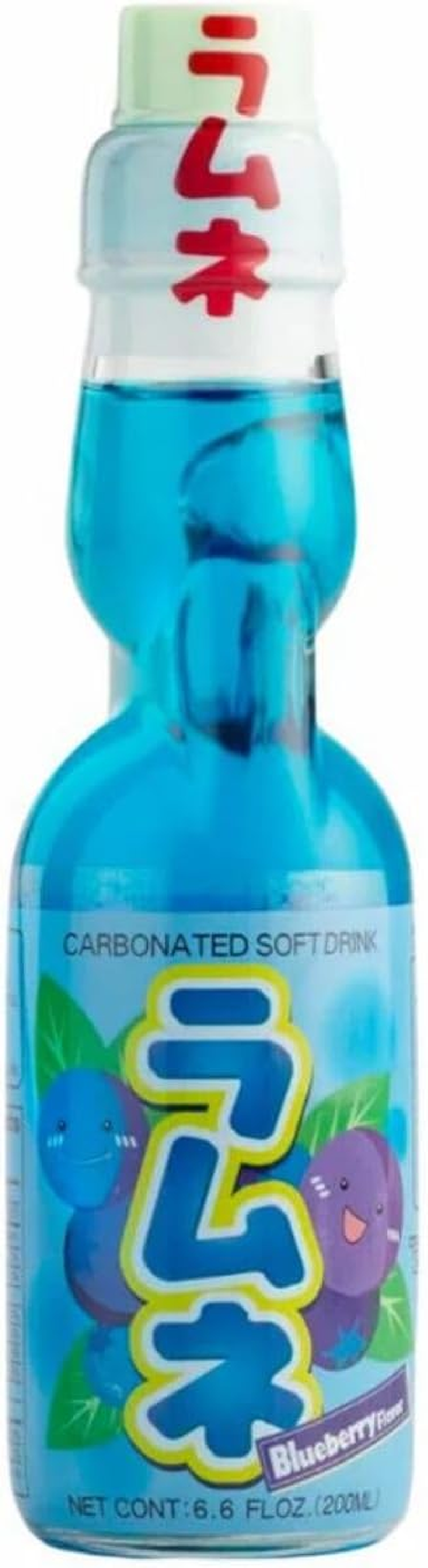 Hata Blueberry Ramune Drink, 200 Ml, Blueberry