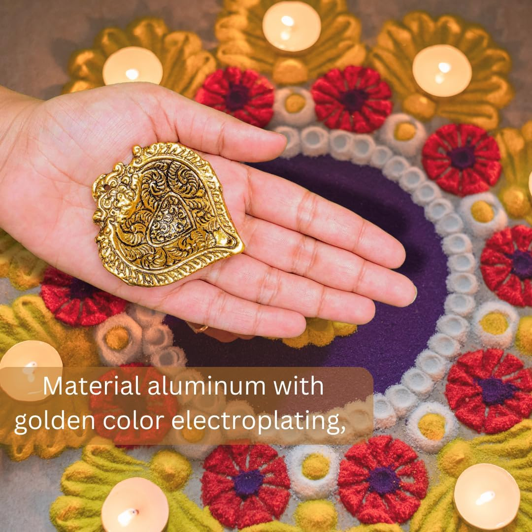 Wonder Care Metal Gold Oil Lamps for Diwali Decorations for Home Diya | Decor for Diwali with Diya Set | Diwali for Pooja ,Return Gift for Friends, Family Indian Diya Lamp Diwali Diya 30 Piece Set image number 4