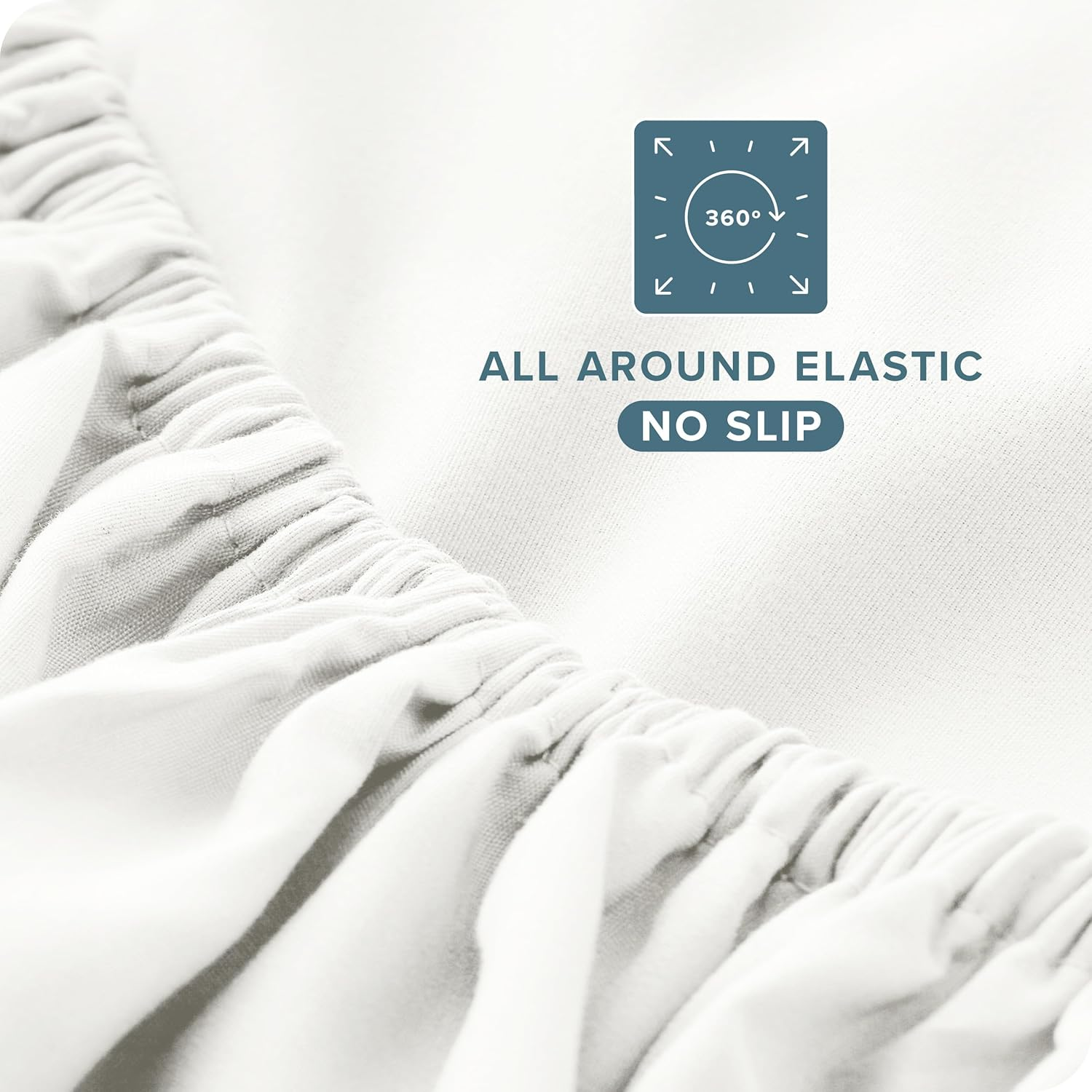 Bare Home Twin XL Sheet Set - College Dorm Size - Premium 1800 Ultra-Soft Microfiber Sheets Twin Extra Long - Double Brushed - Hypoallergenic - Wrinkle Resistant (Twin XL, Warm White) image number 4