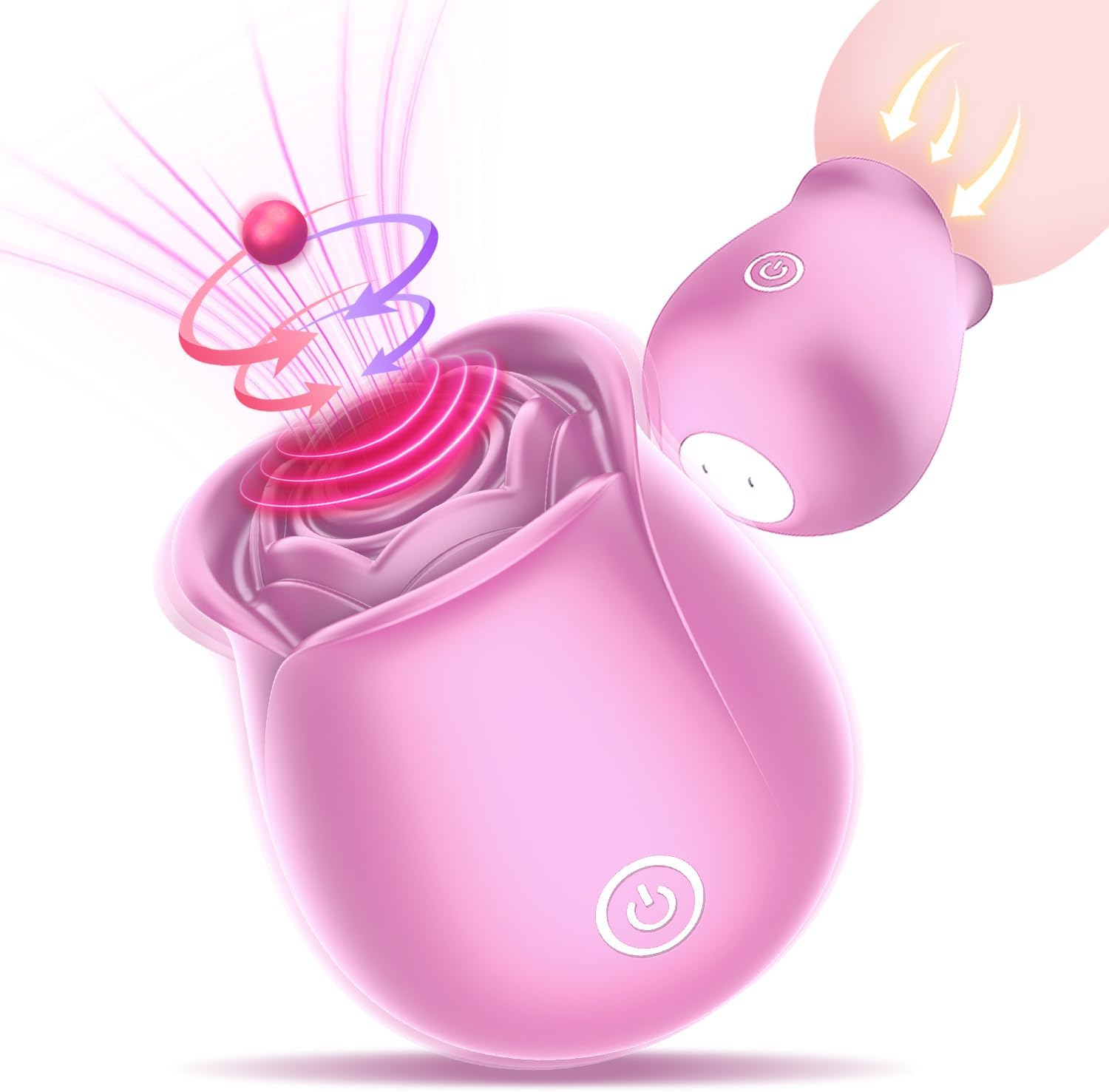 Rose Red Toy for Women, Silicone Washable Women'S Toys