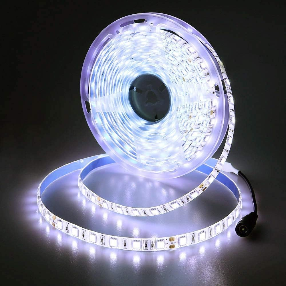 (Cool White) - JOYLAND DC 24V Cool White 6000-6500K Flexible Waterproof LED Strip Lights Super Bright 300 Units 5050 Leds Light Strip 5M/Reel for Truck image number 1