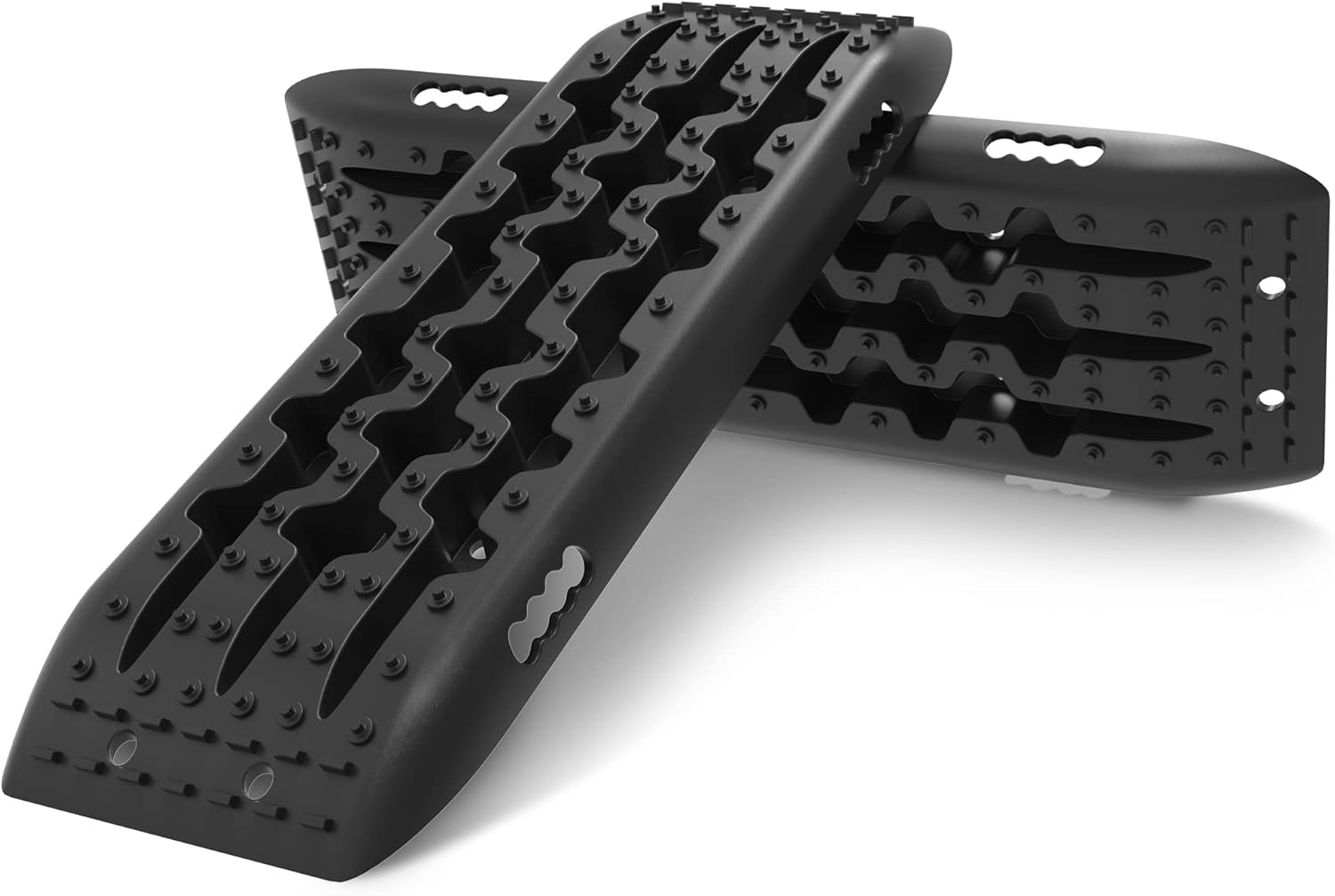 X-BULL Recovery Tracks 4X4 Recovery Boards Offroad 4Wd Tracks 22046LBS/10000KG Stand for Automotive Accessories Tires and Wheels in the Sand Mud Snow(Gen 2.0 Black) image number 3