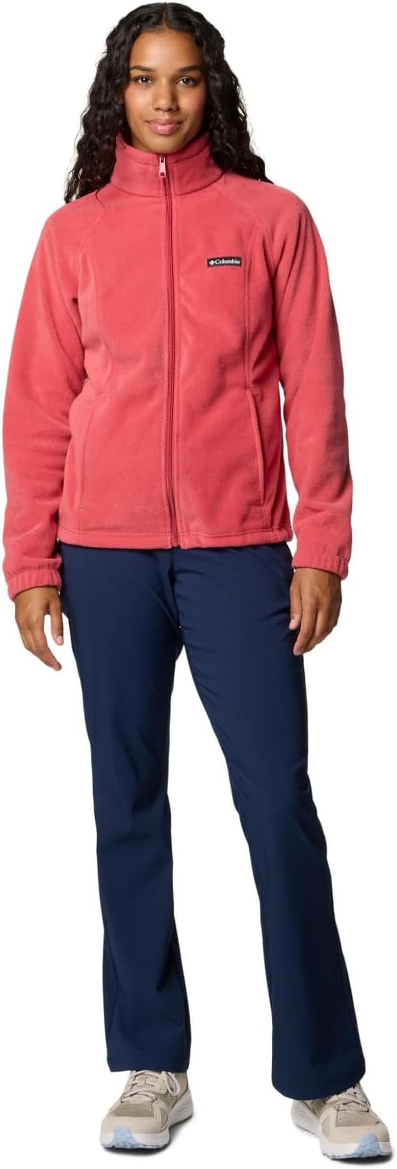 Columbia Women'S Benton Springs Full Zip, Daredevil, Large, Daredevil 2024 image number 5