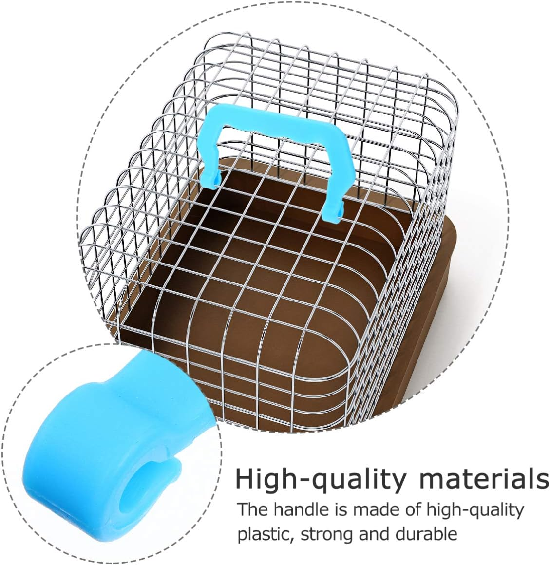 Iplusmile 10Pcs Portable Cage Plastic Bird Cage Handle Designed for Outdoor Use Lightweight Pet and Accessories image number 6