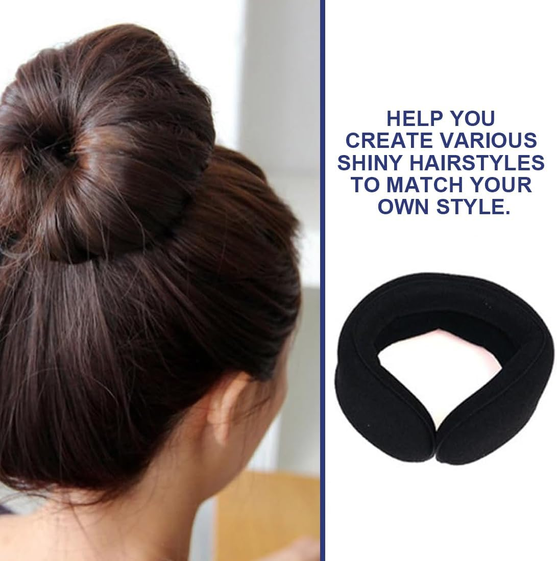 Pack of 4 Bun Maker, Pillow Top Hair Stylist, Hair Plate Maker, Bun Maker, Magic Bun