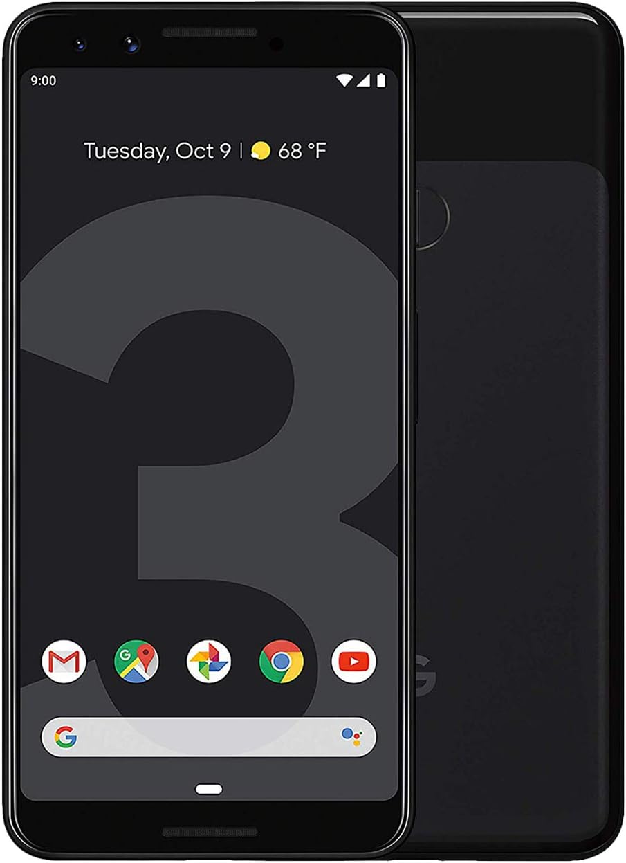 Google Pixel 3 128GB Just Black (Renewed) image number 1