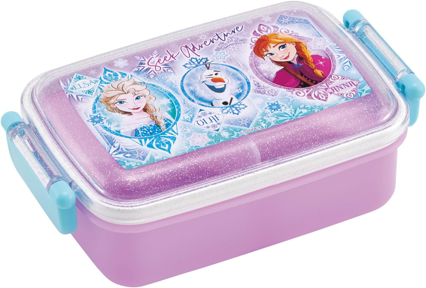 Skater QAF2BAAG Children'S Lunch Box, 12.2 Fl Oz (360 Ml), 12.2 Fl Oz (360 Ml), Fluffy Dome, Kids Lunch, Antibacterial Treatment, Made in Japan, Disney Frozen 25, Girls