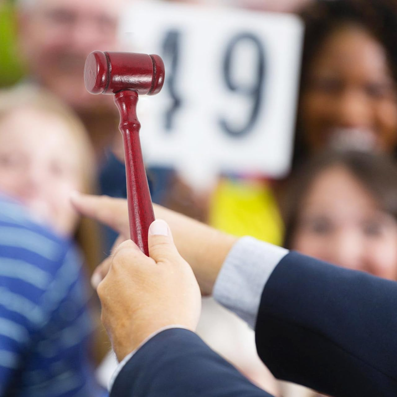 Ibasenice Judge Mallet Courtroom Gavel 20 Pcs Child Christmas Auction Hammer Bamboo Court Gavel Mini Gavels image number 1