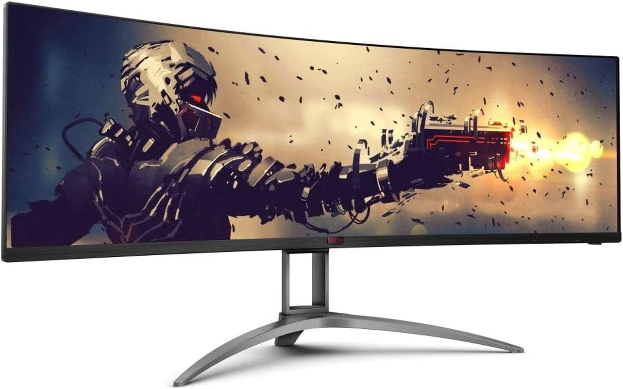 AOC Agon AC493UCX2 49'' 5K 1Ms 165Hz Curved VA Gaming Monitor, Black (AG493UCX2) image number 4
