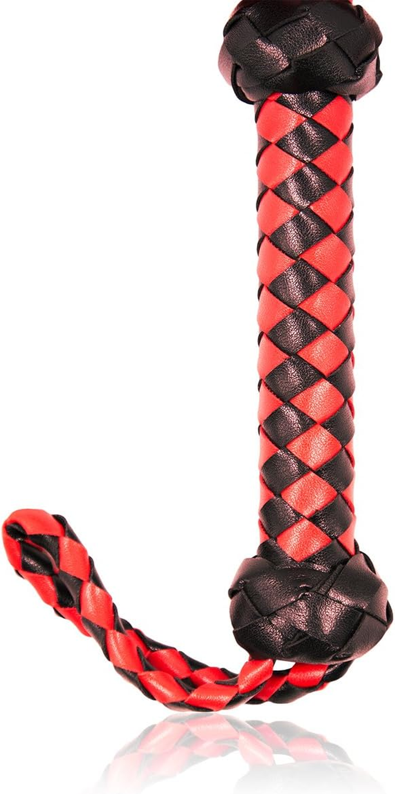 Horse Red Whip Horse Whip Riding Crop Equestrian Faux Leather Whip Horse Equipment Whip Training Horse Riding Whip 23 Inch