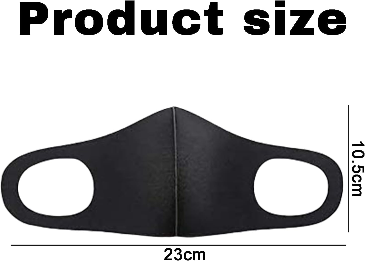 Jeyzuroa 3-Pack Washable Reusable Face Masks for Men & Women - Breathable Fabric Mask