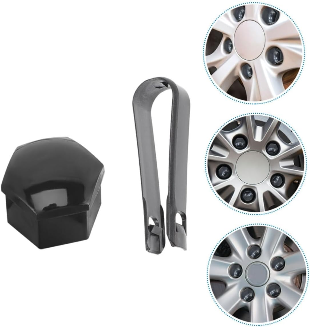 GLEAVI 40Pcs Car Wheel Nut Caps Tyre Accessories Wheel Nut Covers Fit Rim Bolts image number 3