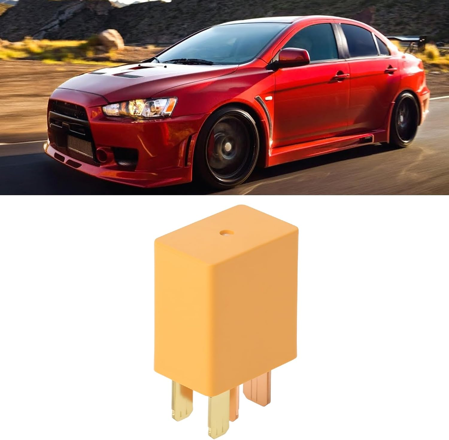 Car 4Pin Fuel Pump Relay 8627A049 Compatible with Mitsubishi Lancer Evo X 10 ACVN51212 image number 6