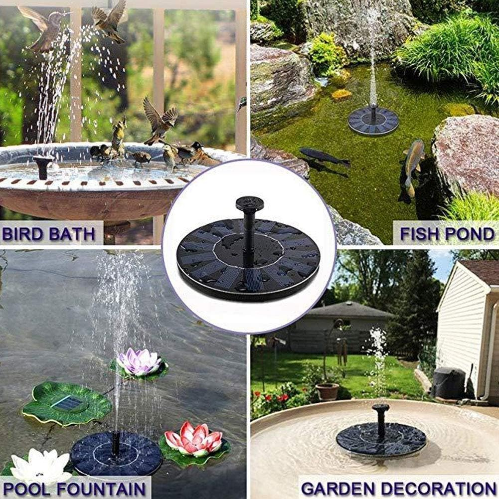 7V Water Fountain Pump with Quick Automatic Running, Strong and Durable ABS Construction, Suitable for Bird Baths and Fish Pools, Outdoor Garden Decoration image number 5