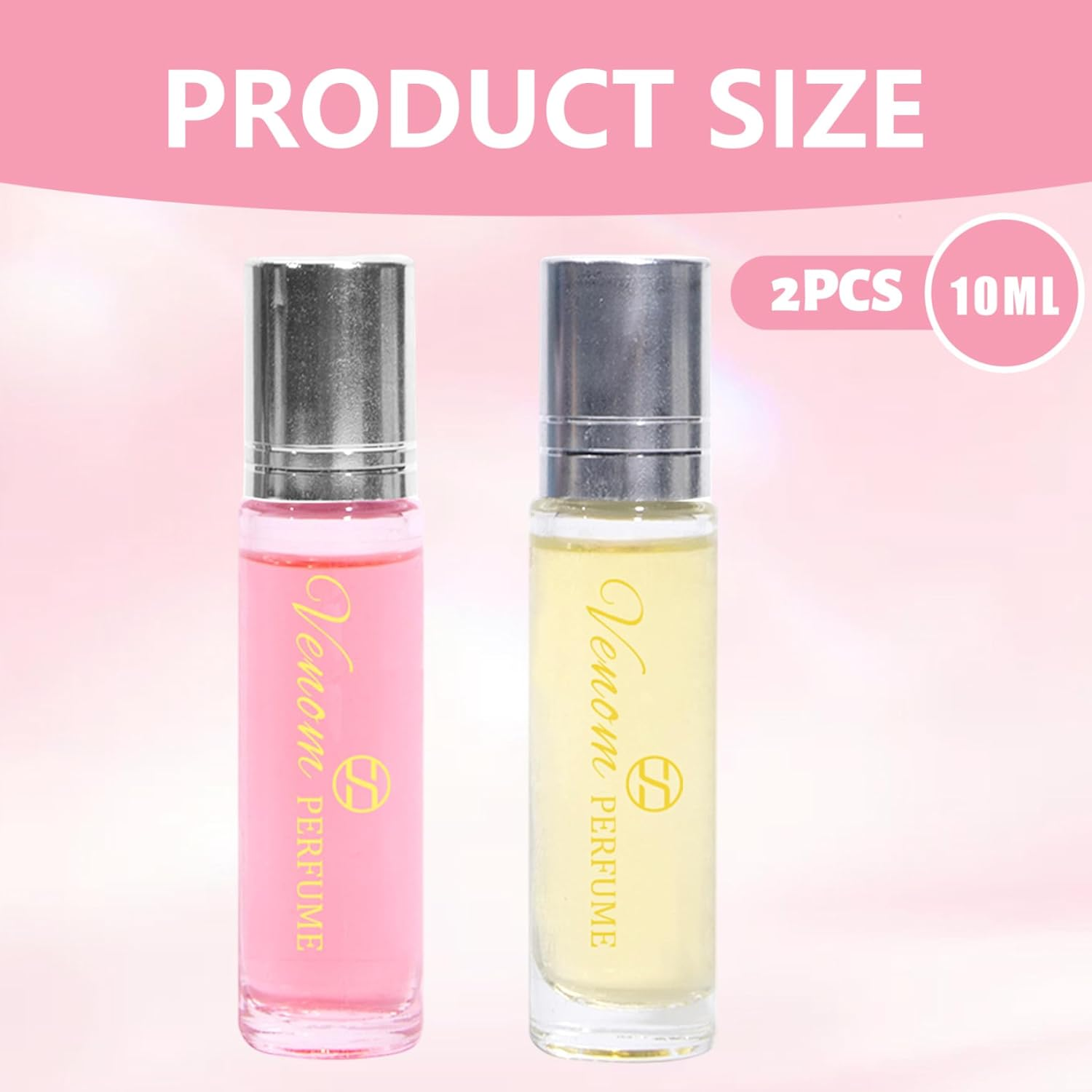 2Pcs Pheromone Perfume for Men & Women, Long-Lasting & Addictive Roll on Perfume, Romantic Fragrances, 10Ml, Oil, Perfumes for Women image number 5