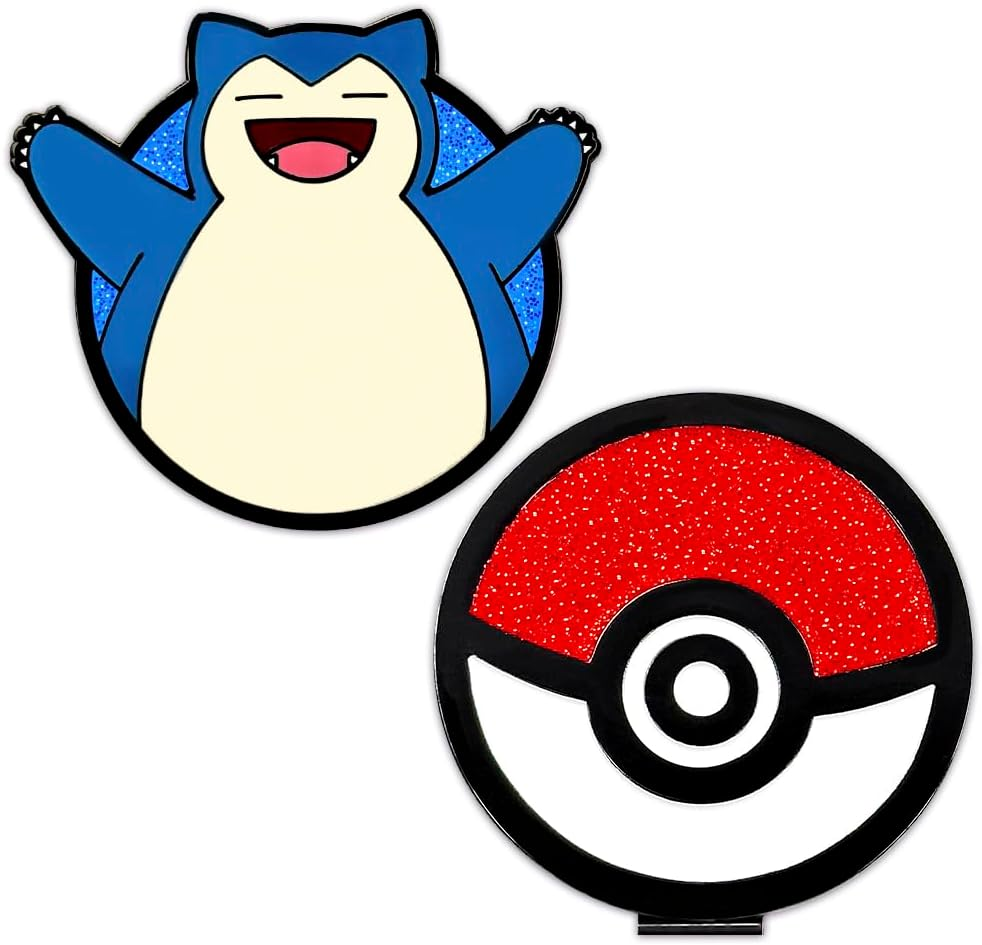 Pokemon Golf Marker, Big (Snorlus), Clip Type, Magnet, Licensed Product