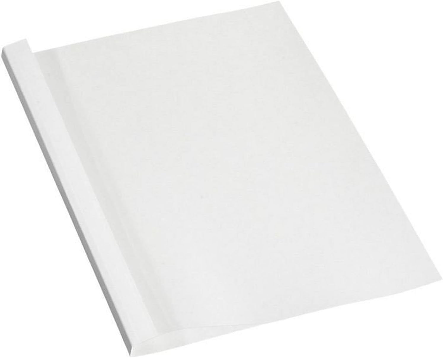 Fellowes Thermal Binding Covers Standard 150 Micron Front (PVC) / 200 G/M&sup2; Glossy Spine White image number 3
