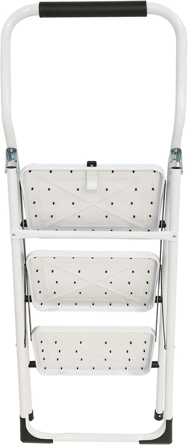L.T. Williams 3 Step Steel Ladder White 9756 image number 4