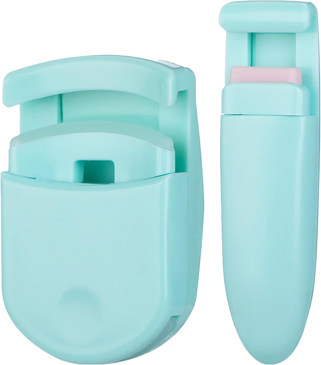 Lash Curler - Natural Curl Eye Lash Curler with Replacement Pad,Portable Travel Eyelash Makeup Accessories for Women Girls Boys Youth Friends Family