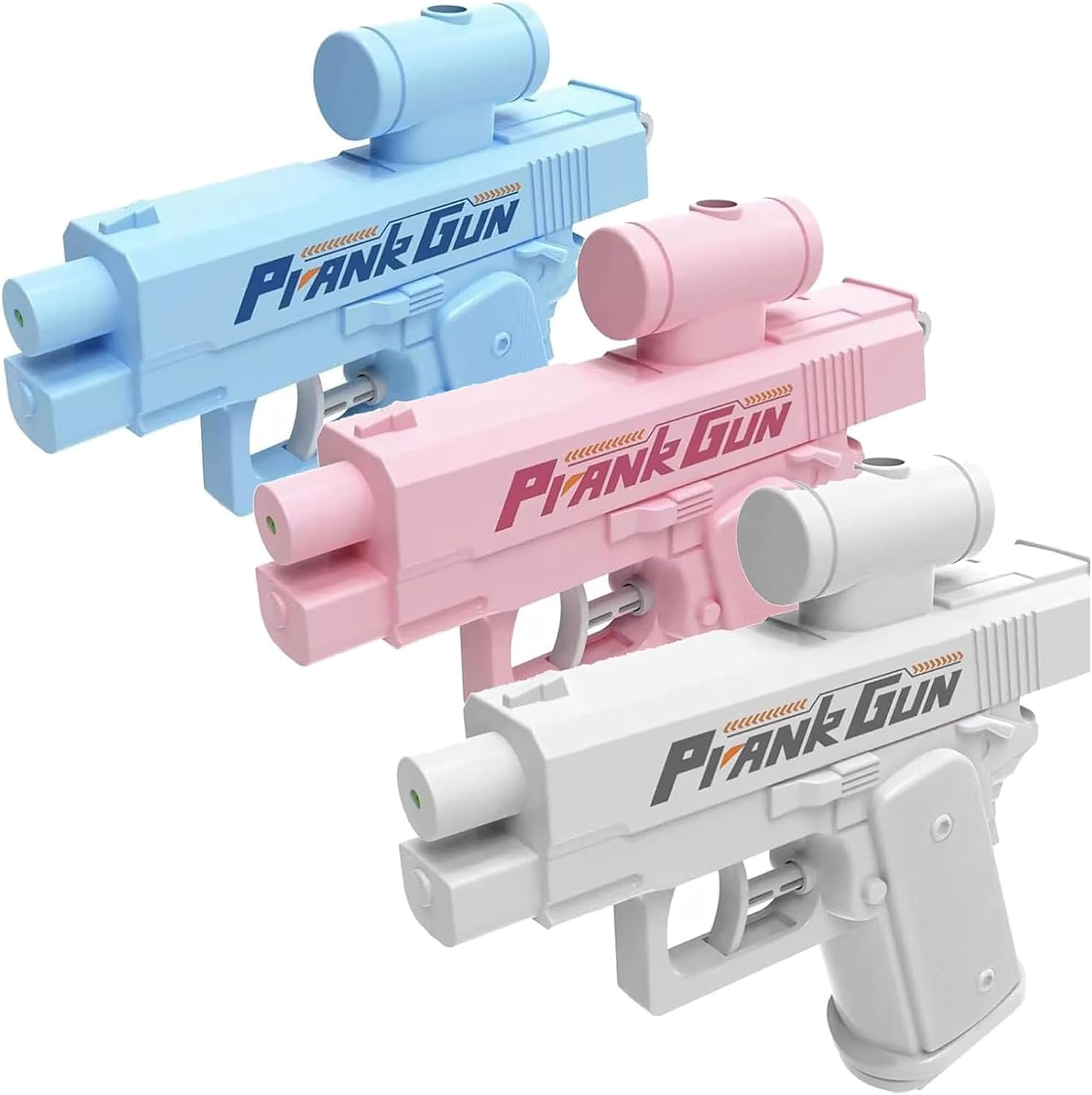 Prank Two-Way Water Gun, Can Spray from Front and Back (White)
