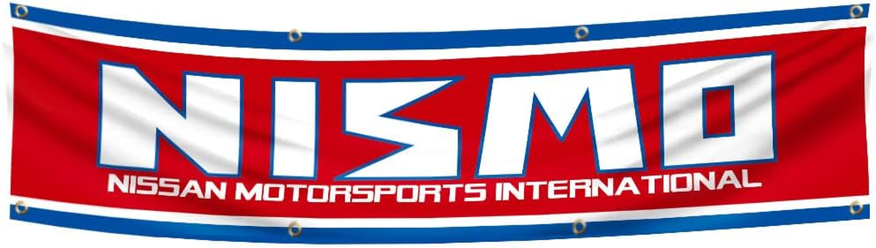 Kasflag Flag Banner NISSAN Motorsport 2X8Ft Vibrat Color/Hd Printing/ 150D Polyster Banner Garage Decor for Man Cave image number 4