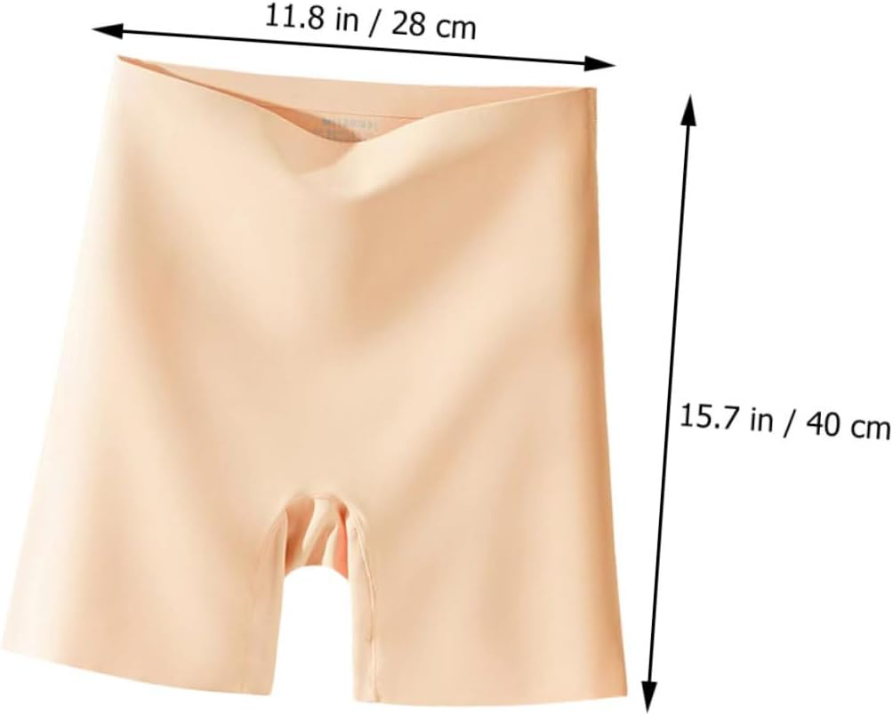 Gatuida Women Maternity High Waist Safety Pants Pregnant Safety Briefs Seamless Comfortable Underwear Mid-Rise Tummy Control Suitable for Pregnancy Khaki image number 4