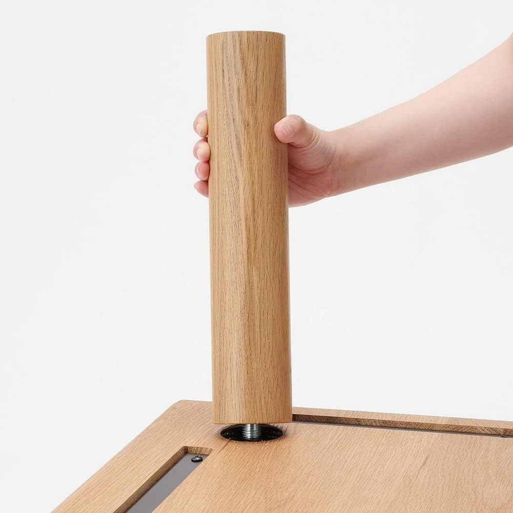 MUJI 82586152 Wooden Table Legs for 13" Tall Oak Wood Table Legs Set of 4 image number 2