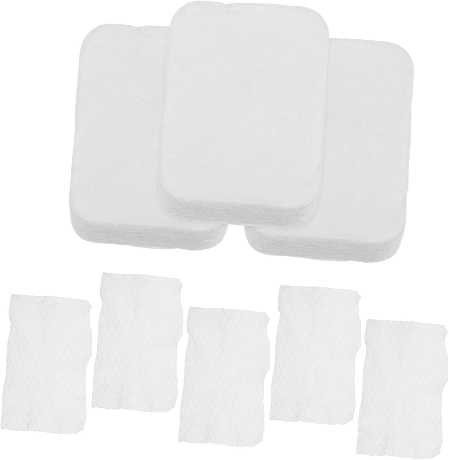 8Pcs Tattoo Artist Recommended Soft Thin Cotton Pads Lip Compressed for Face Toner Cleansing Removal image number 1