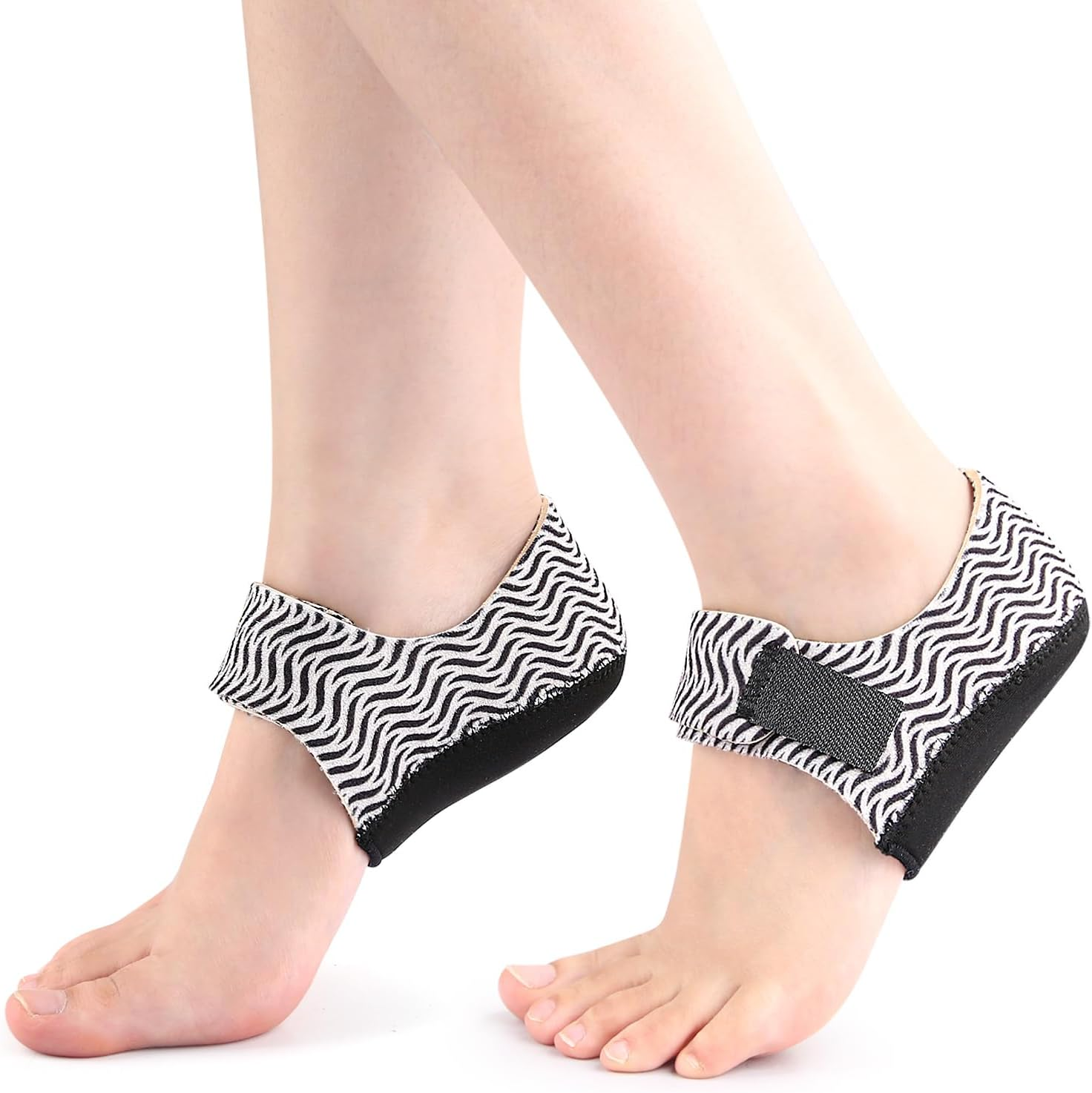 Heel Cushion Cups for Heel Pain Plantar Fasciitis for Men & Women (Large)