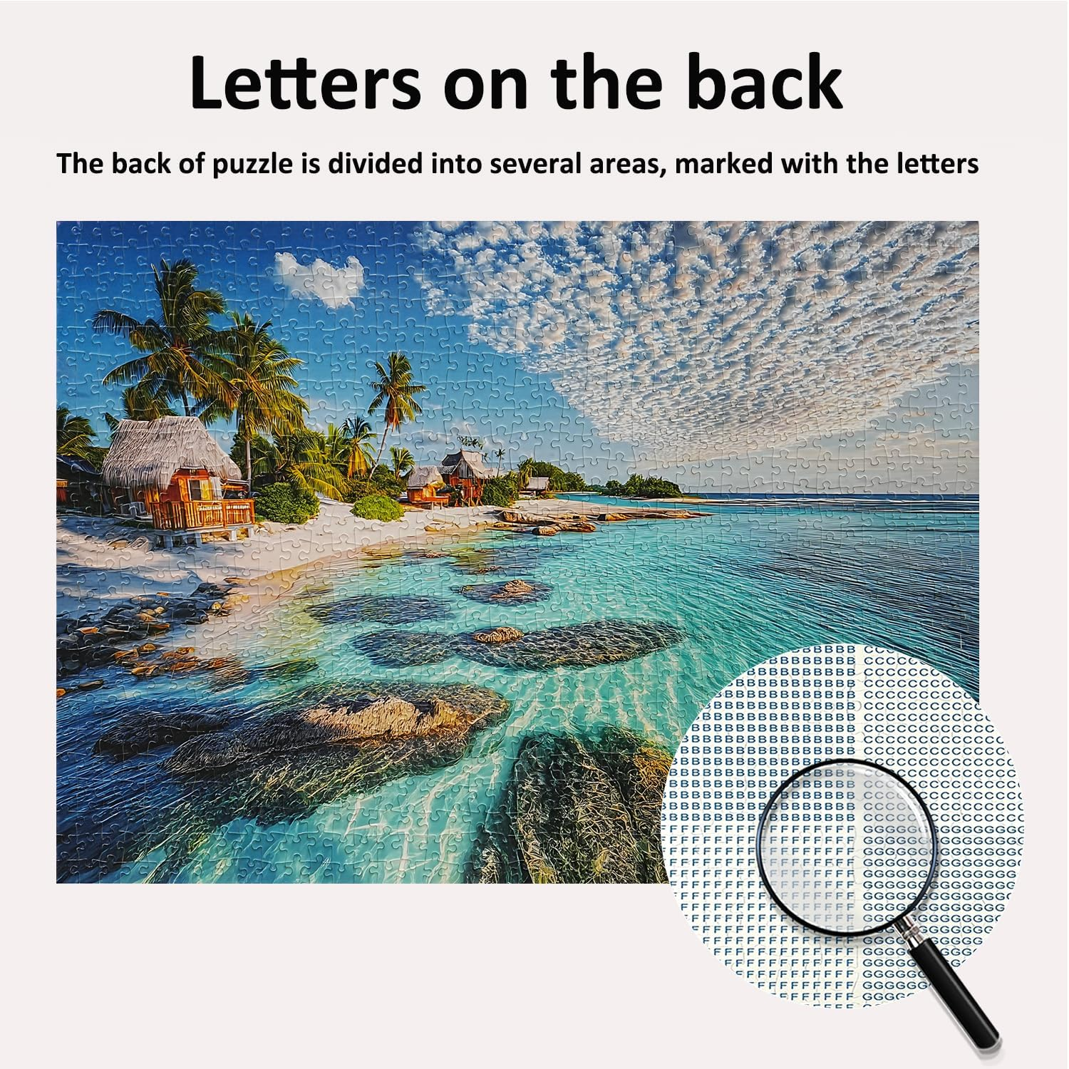 Jigsaw Puzzles for Adults 1000 Pieces Impossible Hard Difficult Challenging Puzzles for Adults 1000Pc Puzzle Summer Beach Breeze Jigsaw Puzzle 1000 Pieces 28 X 20 Inch image number 5