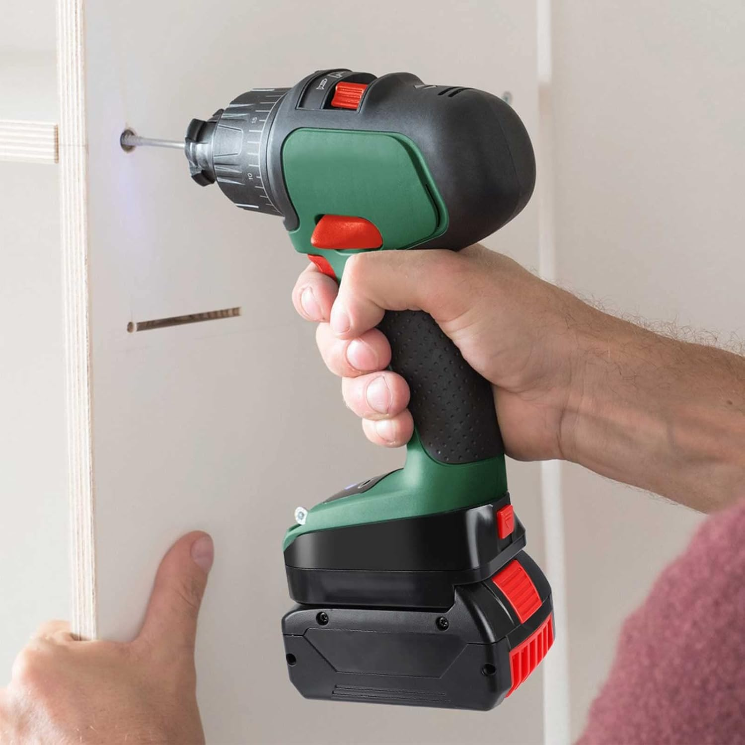 TPDL Bosch 18 V Battery Adapter, for Bosch 18 V System Battery BAT609 BAT610 BAT618 BAT619 Works in Bosch 18 V PBA/PSB/PSR Tool image number 2