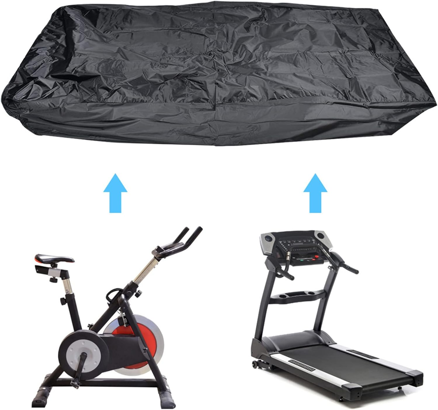 Waterproof Treadmill Cover, 210D Oxford Cloth Protective Cover for Running Jogging Machine, UV Resistant and Dampproof, Outdoor Dust Cover, Suitable for Home Gym image number 5