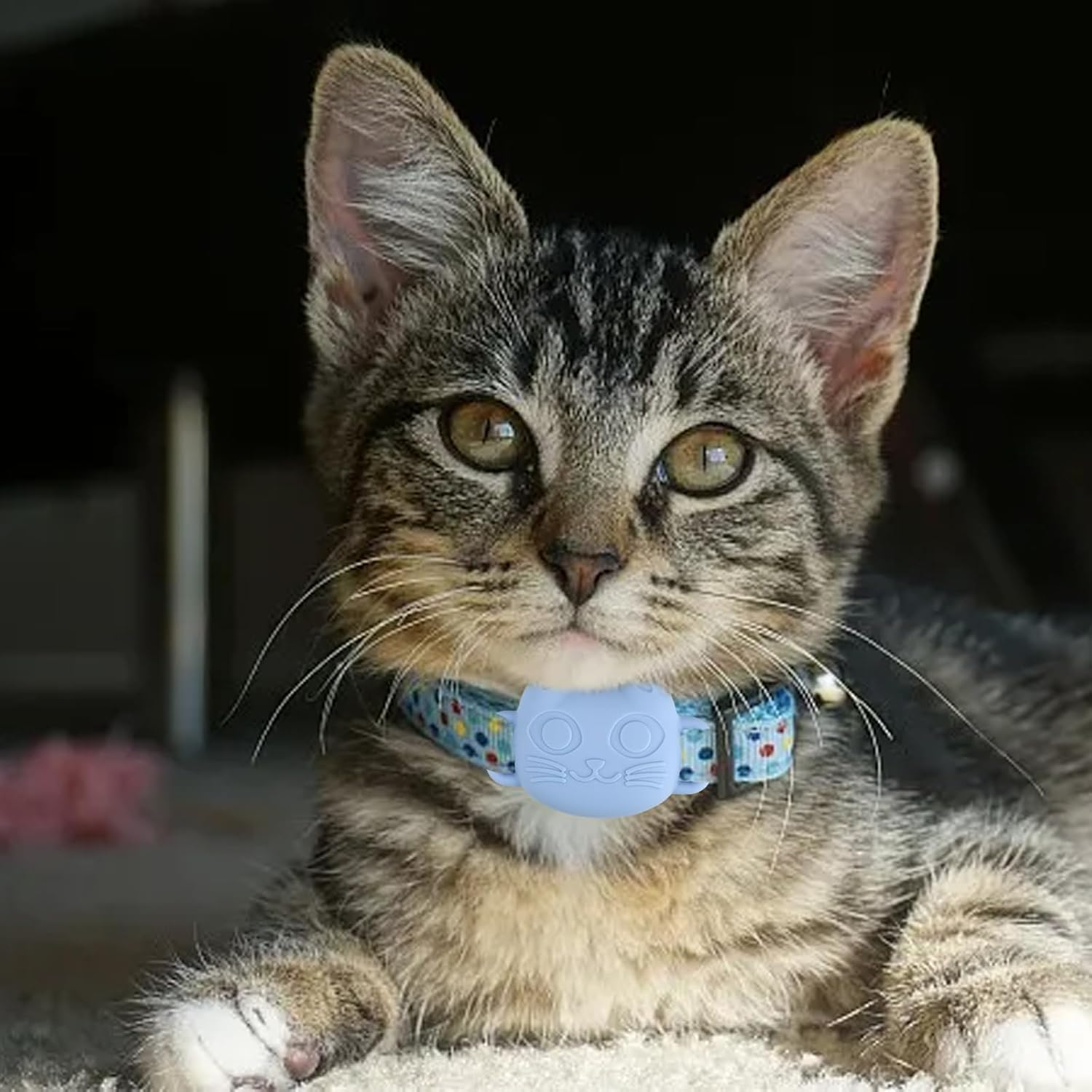 HERKINDNESS Anti-Lost Locator Case, Pack of 4 Dog and Cat GPS Case, Anti-Lost Locator Protective Cover Silica Gel 2.7 Cm, Protective Cover of the Position Controller for Protection of Animal Tracking image number 3