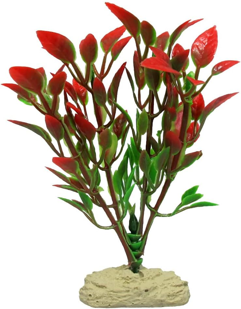 Aquamate Assorted Betta Plants, Multi-Colour - Adds Fun and Vibrancy, Non-Toxic Plastic, Fish Safe Design - Perfect for Small Nano and Betta Aquariums image number 3