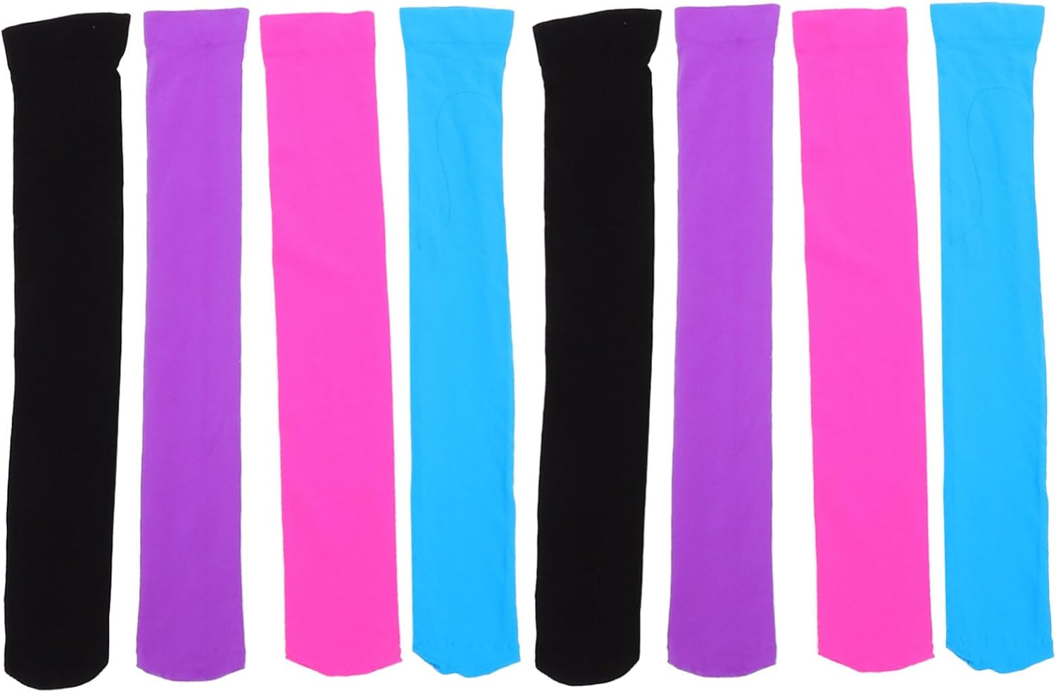 Sosoport 4Pairs Long Socks for Women Girls Knee High Stockings Stylish and Comfortable Thigh image number 3