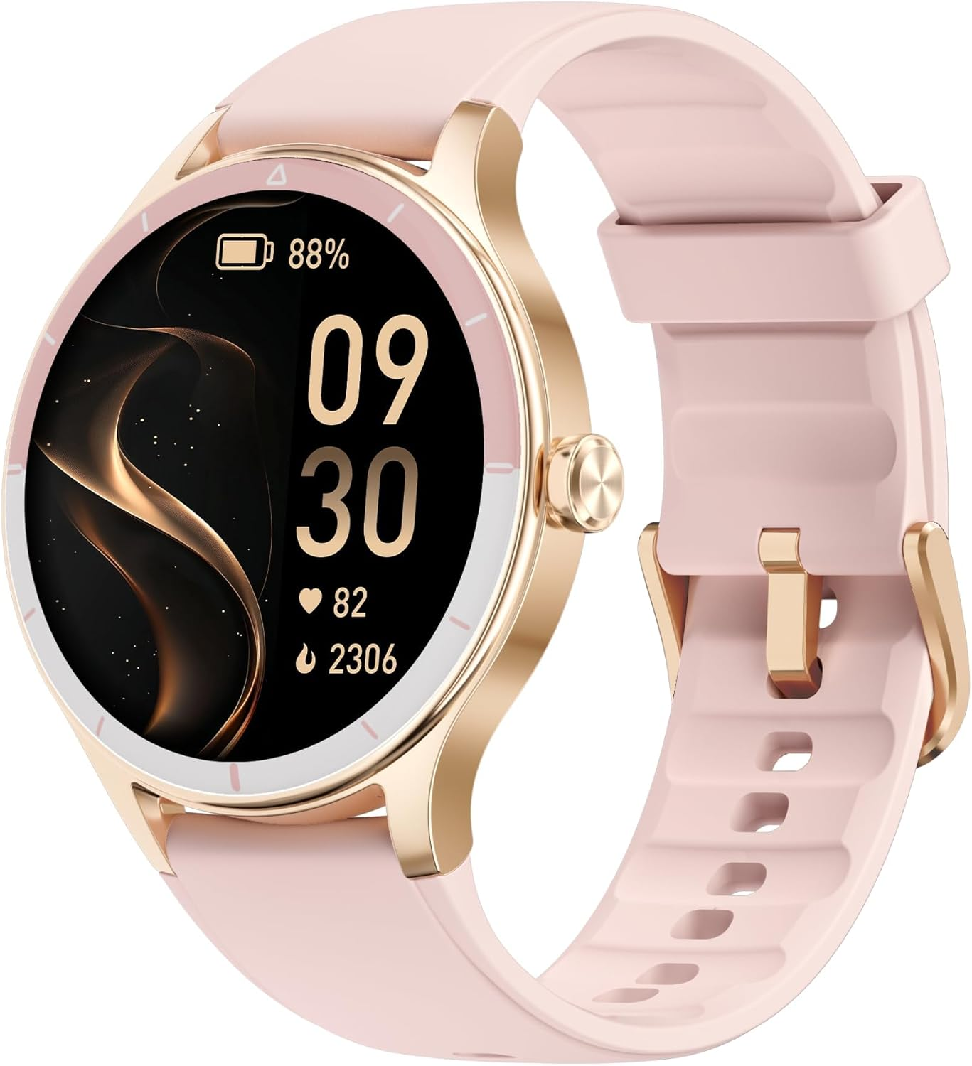 TOOBUR Smart Watch for Women, Smartwatch Compatible Android Phone and Ios Phone, Answer/Make Calls, 100 Sports/Ip68 Waterproof