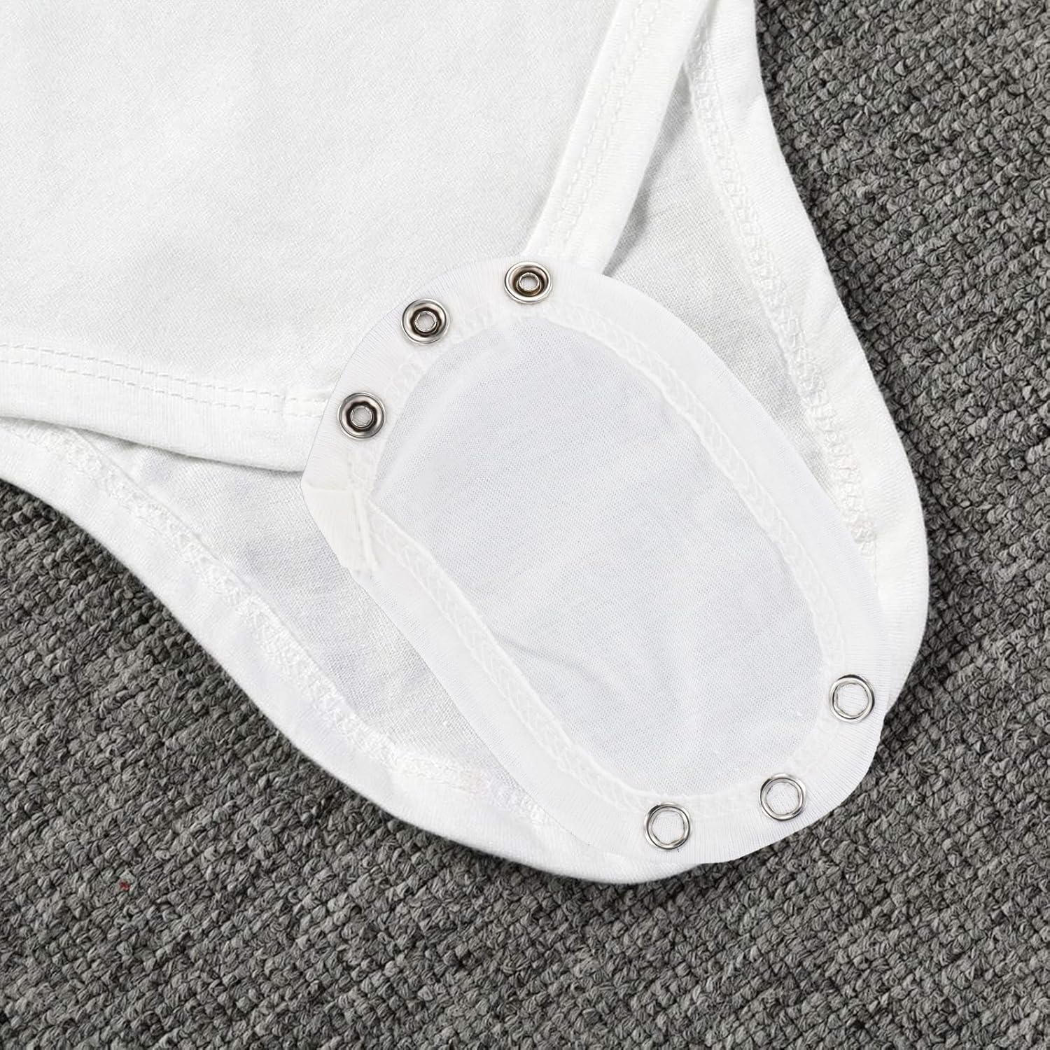 6 Pcs Baby Vest Bodysuit Baby Clothes Extension Baby Onesie Extender Cotton White Bodysuit Extende for Newborn Cotton Bodysuit Extender with Push Button