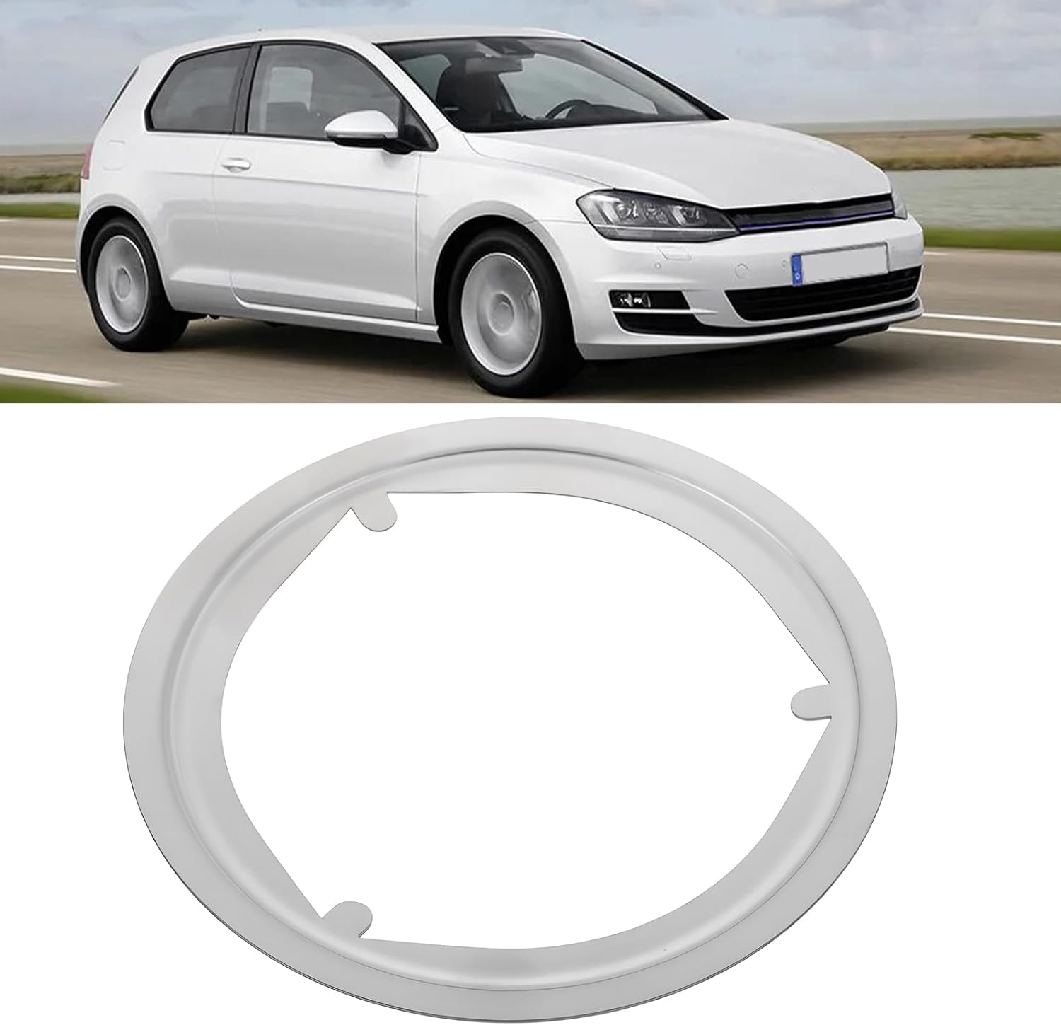 2Pcs Exhaust Pipe Downpipe DPF Connecting Gasket 1K0253115T Compatible with Audi Compatible with VW