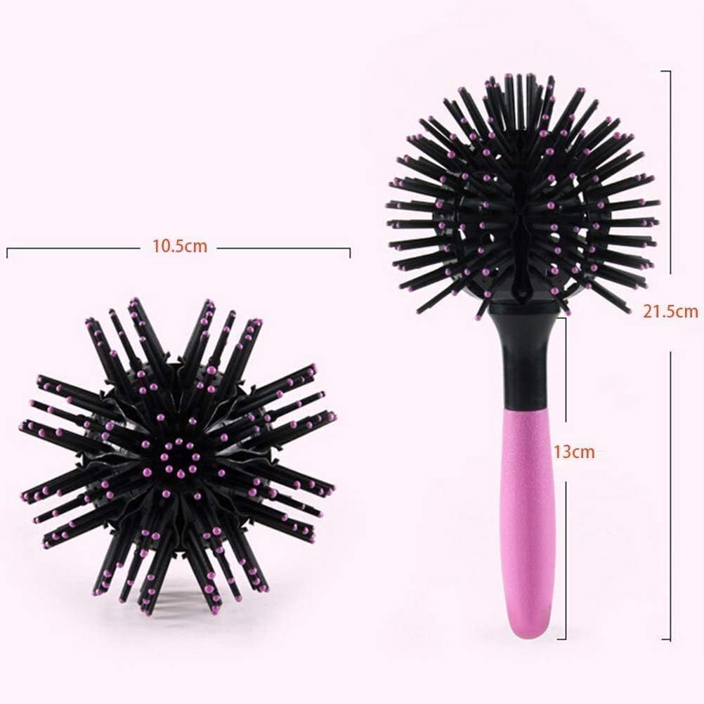 Aaiffey 3D round Hair Brushes for Women - Blow Drying, Detangling 360-Degree Styling Brush for Thick Curly Hair image number 5