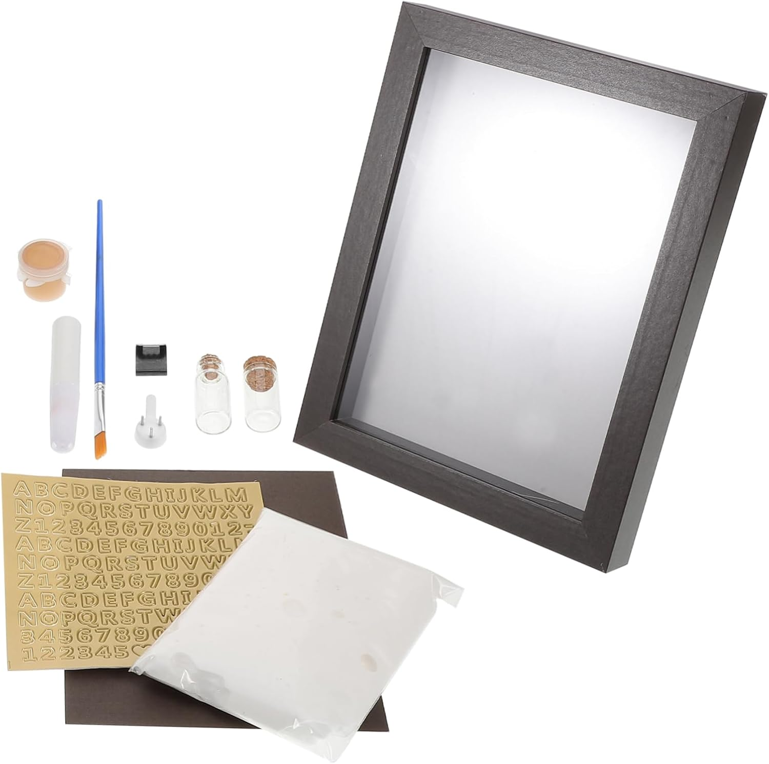 Yardwe 3Pcs Hand and Footprint Keepsake Frame Kit for Newborns Detailed Impressions Easy DIY Shower Nursery Decor First Year Memory Parents and Grandparents image number 2