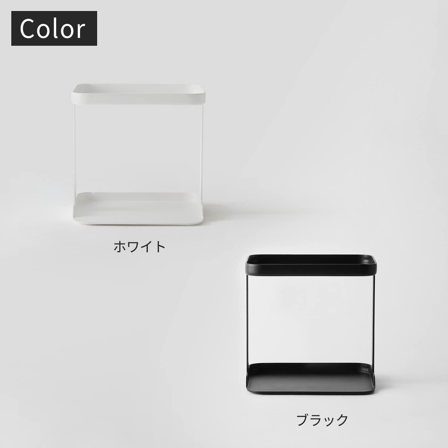 Marna K749BK Condiment Rack, 2 Tiers (Slim/Black) Spice Rack, Condiment Shelf (Kitchen, Condiment Storage), Condiment Container, Condiment Rest (Good Lock Container) image number 7